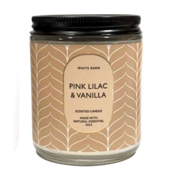 Pink Lilac and Vanilla Candle - Picture 2 of 2